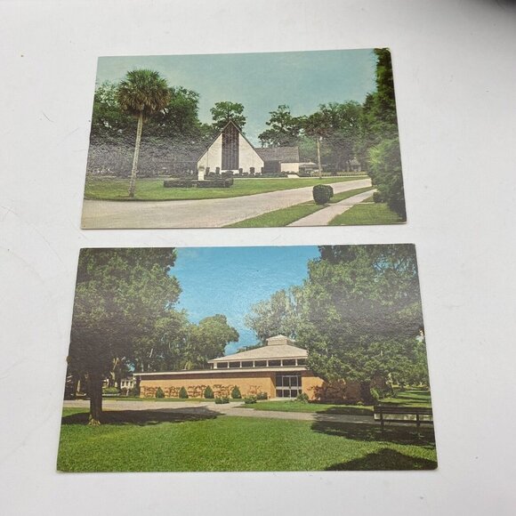 Vtg Postcard Moosehaven Lot Of 2 Orange Park Jacksonville FL Loyal Order Moose - Picture 1 of 14